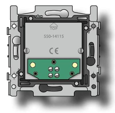 Niko 550-14115 Home Control enkelvoudige muurprint + inbouwraam