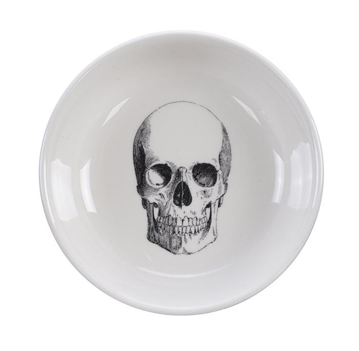 Skull Design Bowl 11x3cm, Bald Skull /6 - Teaclassix
