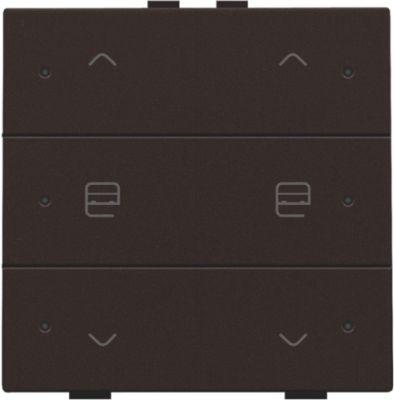 Plaque commande double touche Onda WC encastré, blanche
