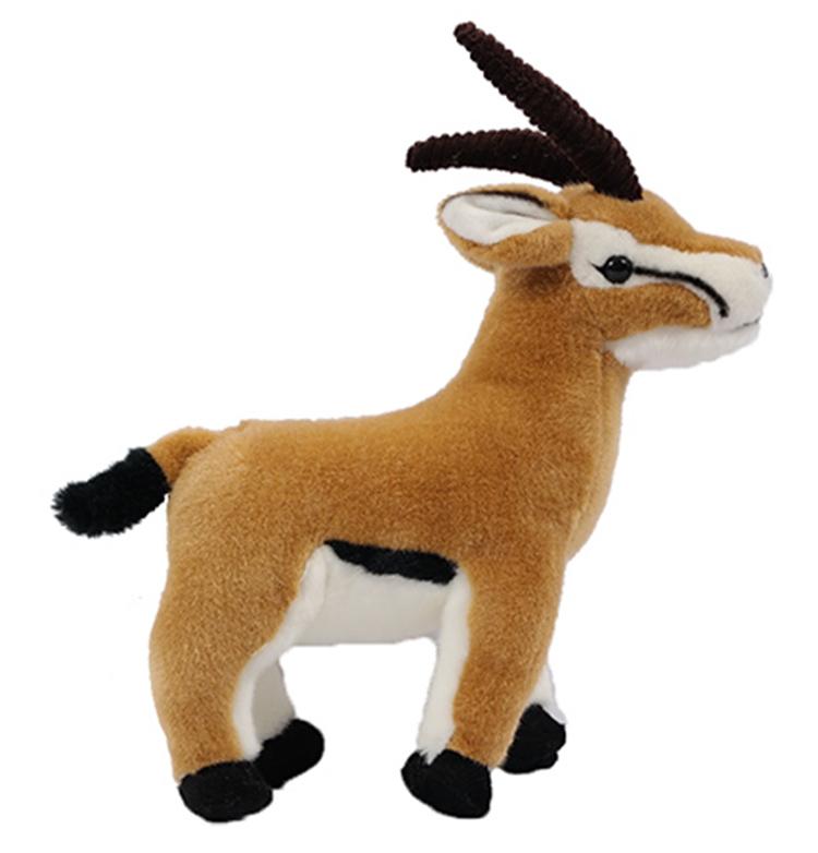 Gazelle staand 33 cm PIA Europese Knuffelleverancier Fournisseur