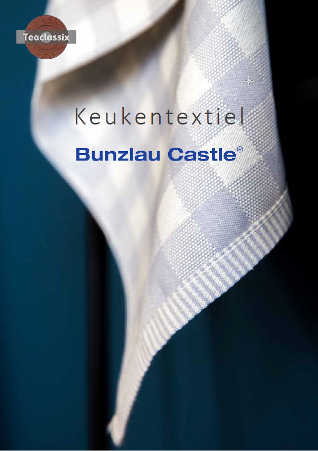 Brochure Bunzlau Castle Keukentextiel