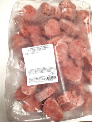 Kalkoen dijvlees gemalen schijfjes (+/-35g) 2.5kg