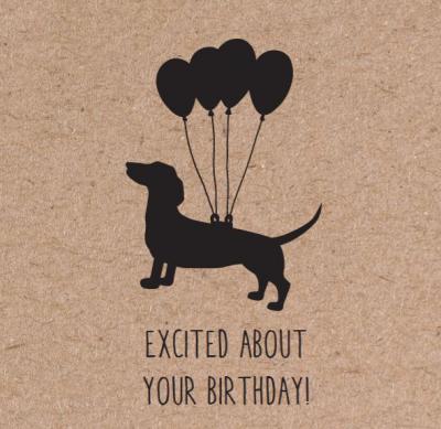 Carte de voeux Excited About Your Birthday
